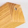 Barbengo Plafoniera Legno chiaro, Bianco, 4-Luci