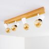 Barbengo Plafoniera Legno chiaro, Bianco, 4-Luci