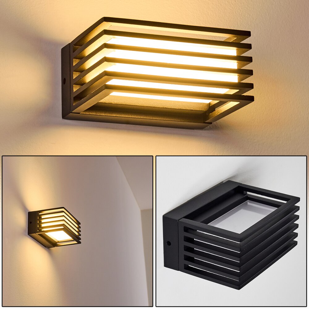 Applique da esterno Michele LED Nero, 1-Luce main product photo