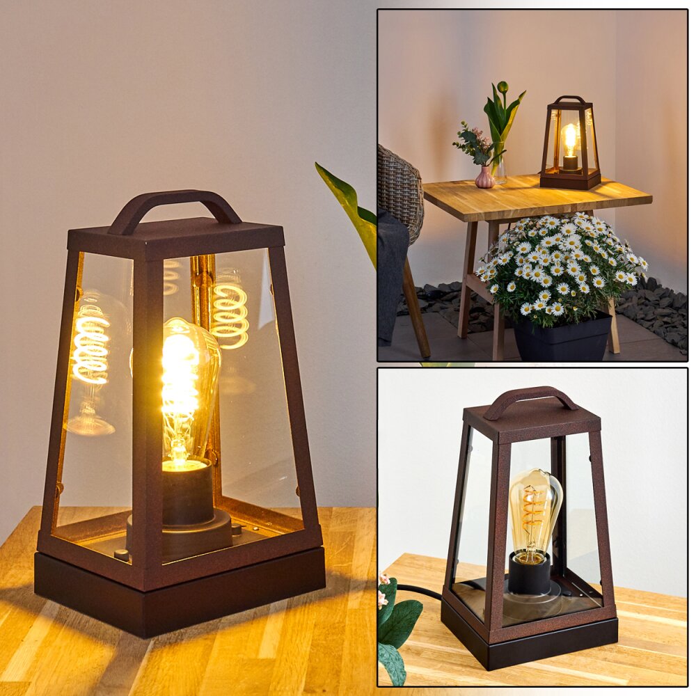 Zakopane Lampada da tavolo Ruggine, Nero, 1-Luce main product photo