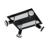 Eglo SARRIA Faretto da soffitto LED Cromo, Nero, 4-Luci