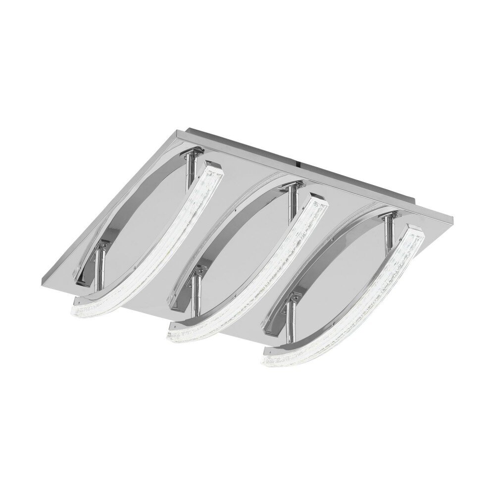 Eglo PERTINI Plafoniera LED Cromo, 3-Luci main product photo