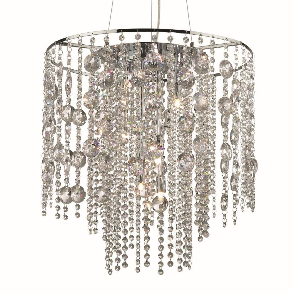 Ideal Lux EVASIONE Lampadario a sospensione Cromo, 10-Luci main product photo