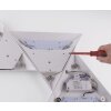 Paul Neuhaus Neuhaus Q-TETRA SATELLIT Applique LED Nichel opaco, 1-Luce, Telecomando