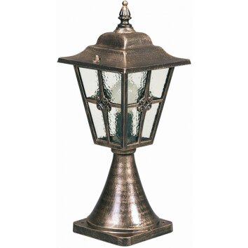 Albert 532 Lampada con piedistallo Marrone, Ottone, 1-Luce