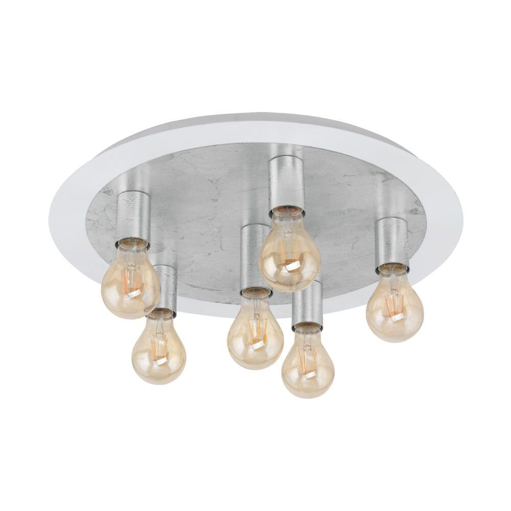 Eglo PASSANO Plafoniera Argento, Bianco, 6-Luci main product photo