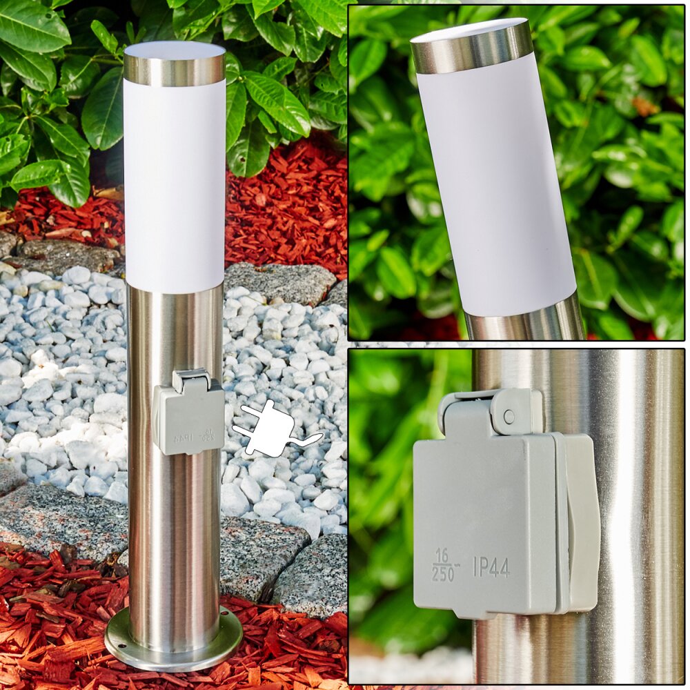 Norburg Lampada con piedistallo, Illuminazione viale Acciaio inox, 1-Luce main product photo