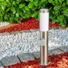Norburg Lampada con piedistallo, Illuminazione viale Acciaio inox, 1-Luce