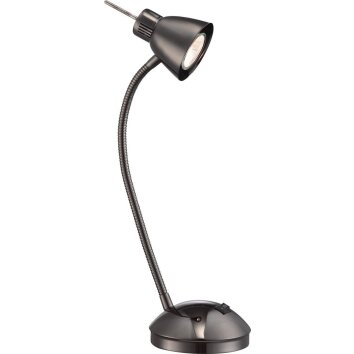 Globo Lampada da tavolo LED Nero, 1-Luce