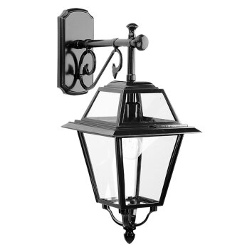 KS Verlichting Venray Applique Nero, 1-Luce