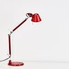 Artemide TOLOMEO MICRO Lampada da Tavolo Rosso, 1-Luce