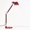 Artemide TOLOMEO MICRO Lampada da Tavolo Rosso, 1-Luce