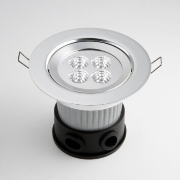 Konstsmide Faretto calpestabile LED Alluminio, 4-Luci