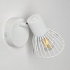 Faretto da parete Holbol Bianco, 1-Luce