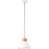 Brilliant Pullet Lampada a Sospensione Legno scuro, Bianco, 1-Luce