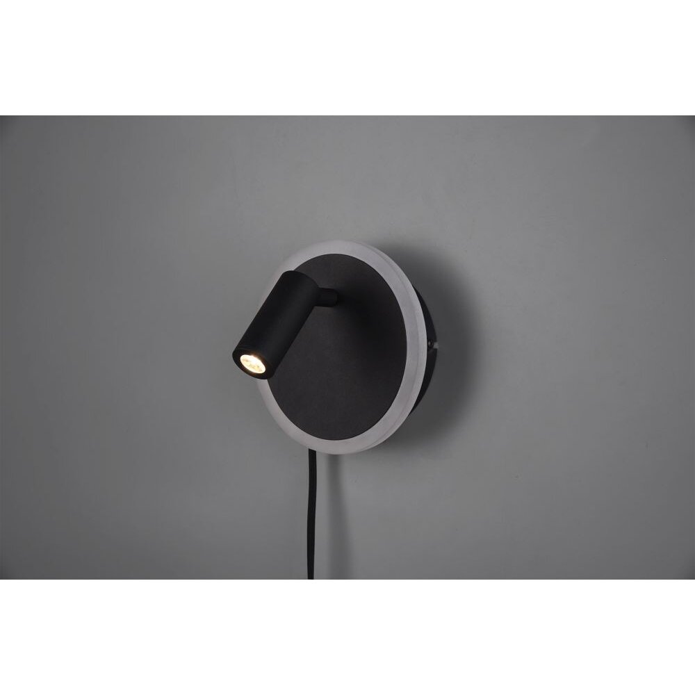 Applique Trio Leuchten JORDAN LED Nero, 2-Luci