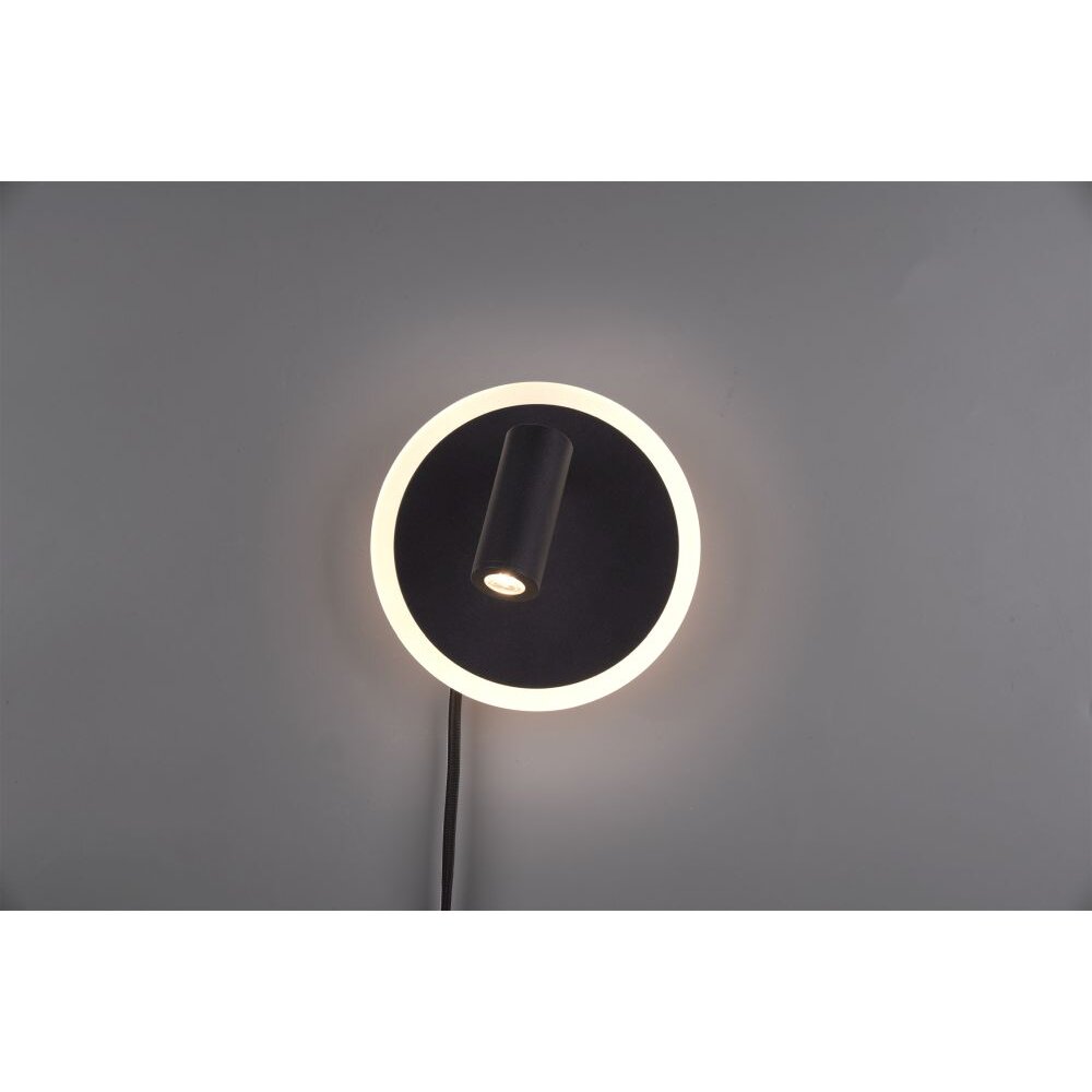 Applique Trio Leuchten JORDAN LED Nero, 2-Luci