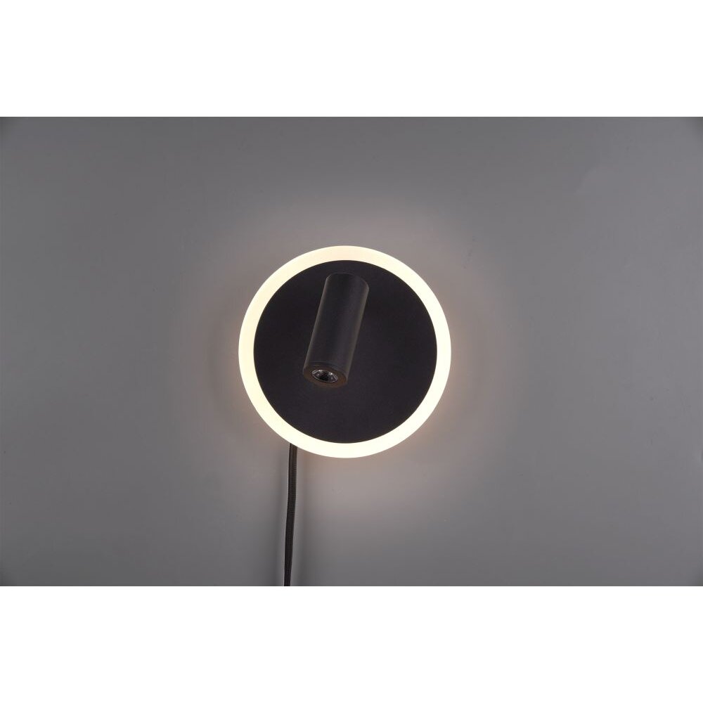 Applique Trio Leuchten JORDAN LED Nero, 2-Luci