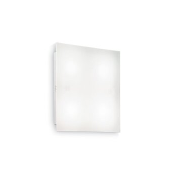 Ideal Lux FLAT Plafoniera Bianco, 1-Luce