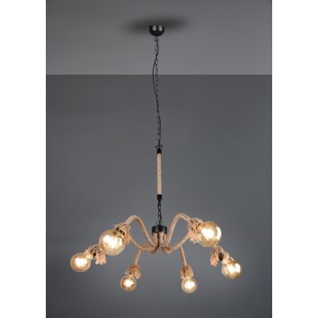 Reality Alva Lampada a Sospensione LED Nero, 6-Luci Reality Alva Lampada a Sospensione LED Nero, 6-Luci