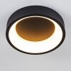 Kampala Plafoniera LED Nero, 1-Luce