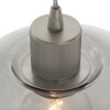 Lampadario a sospensione Steinhauer Lotus Acciaio inox, 1-Luce