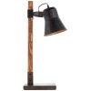 Lampada da Tavolo Brilliant Plow Legno scuro, Nero, 1-Luce