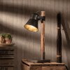 Lampada da Tavolo Brilliant Plow Legno scuro, Nero, 1-Luce