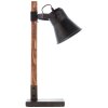 Lampada da Tavolo Brilliant Plow Legno scuro, Nero, 1-Luce