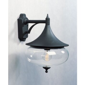 Konstsmide Libra Applique Nero, 1-Luce