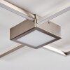 Narpes Plafoniera LED Nichel opaco, 1-Luce