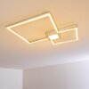 Narpes Plafoniera LED Nichel opaco, 1-Luce