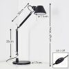 Artemide TOLOMEO MICRO Lampada da Tavolo Nero, 1-Luce