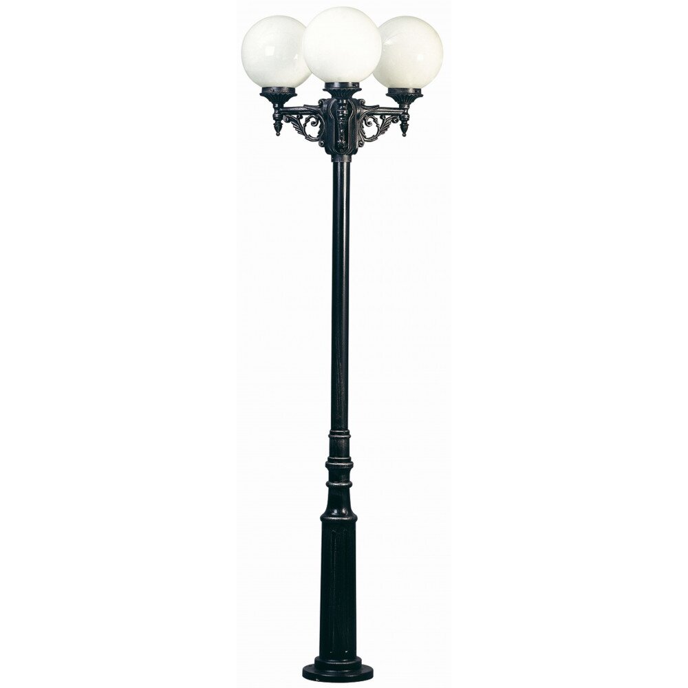 Albert 2050 Applique per esterno Nero, Argento, 3-Luci main product photo