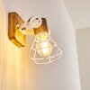 Applique Nifun Marrone, Bianco, 1-Luce