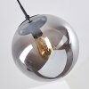 Agropoli Lampadario a sospensione Nerofumo, Nero, 1-Luce