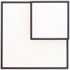 Plafoniera Brilliant Bility LED Nero, 1-Luce