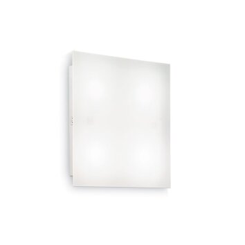 Ideal Lux FLAT Plafoniera Bianco, 4-Luci