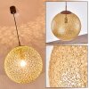 Vigra Lampadario a sospensione Marrone, Oro, 1-Luce