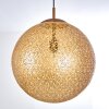 Vigra Lampadario a sospensione Marrone, Oro, 1-Luce