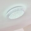 Burton Plafoniera LED Bianco, 1-Luce