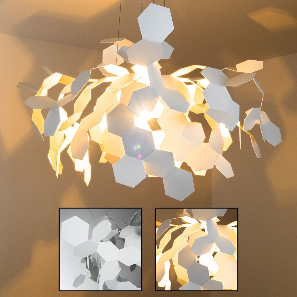 Zavaluce Andromeda Lampada a sospensione Bianco, 1-Luce main product photo
