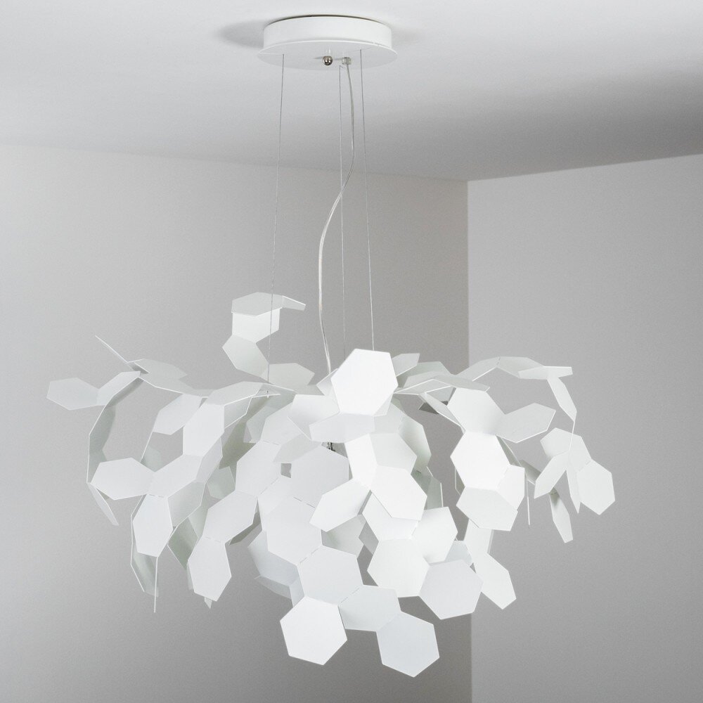 Zavaluce Andromeda Lampada a sospensione Bianco, 1-Luce