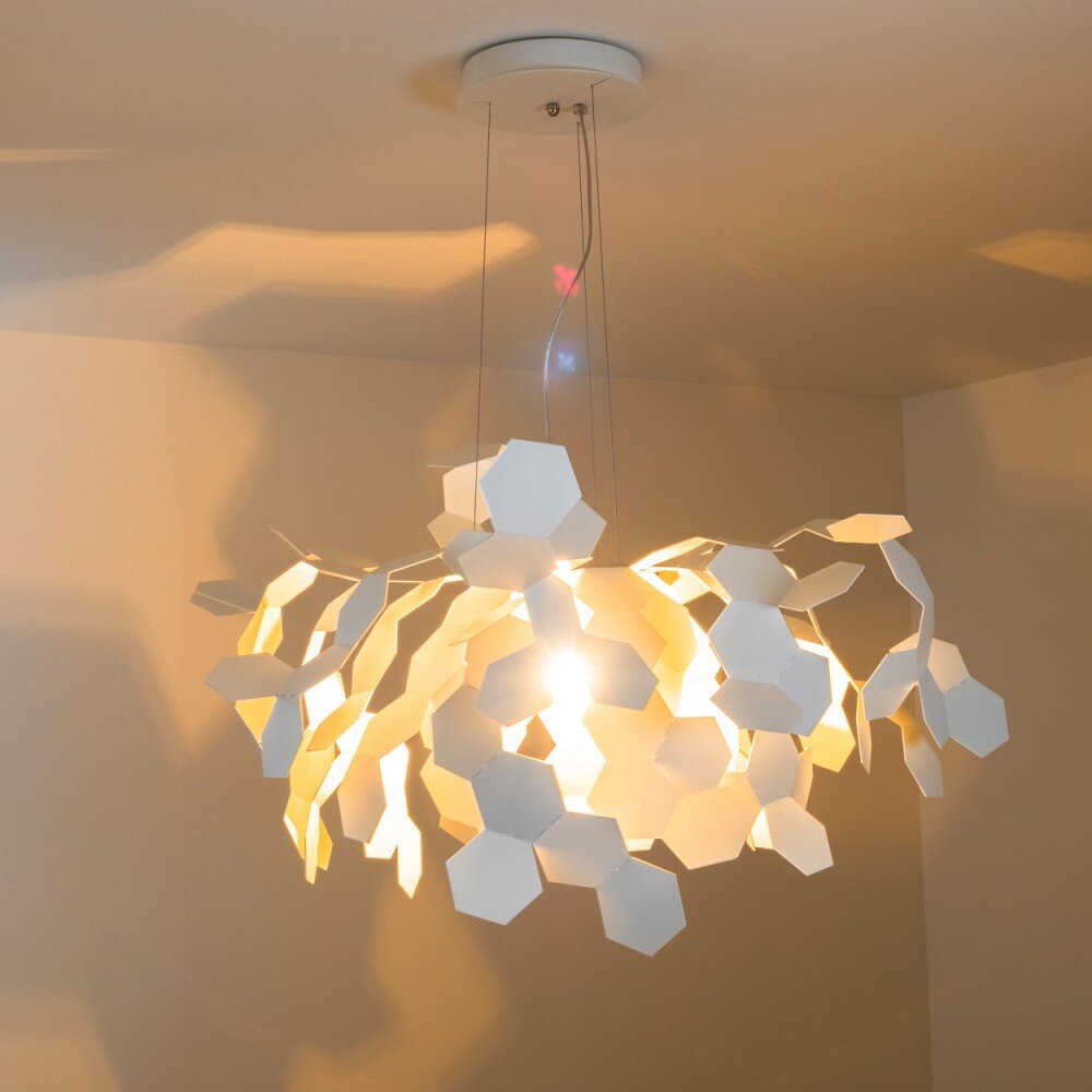 Zavaluce Andromeda Lampada a sospensione Bianco, 1-Luce