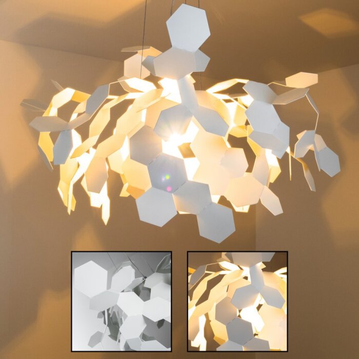 Zavaluce Andromeda Lampada a sospensione Bianco, 1-Luce