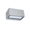 Lutec GEMINI Applique da esterno LED Grigio, Argento, 1-Luce