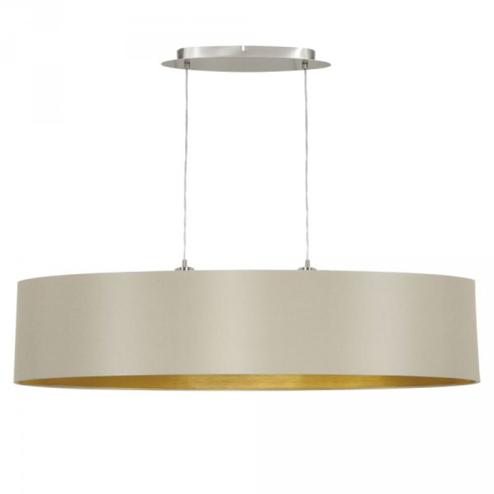 Eglo MASERLO Lampadario a sospensione Nichel opaco, 2-Luci main product photo