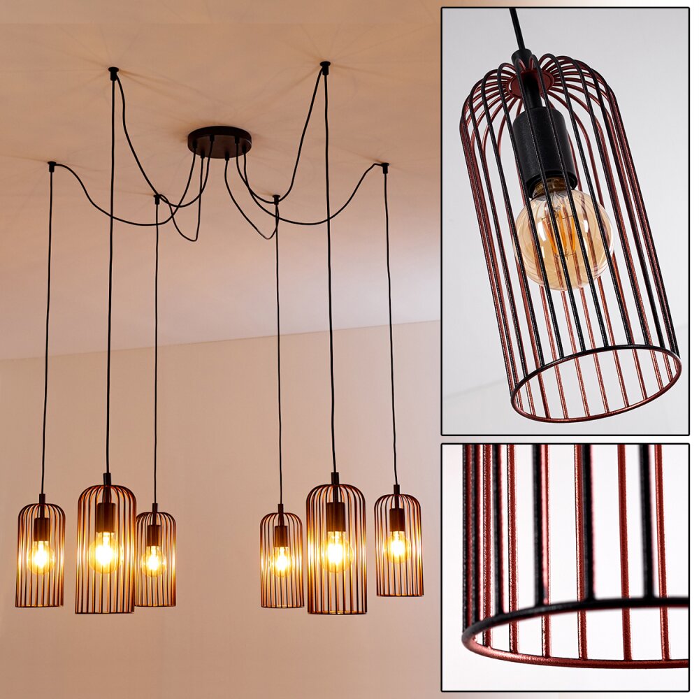 Gresso Lampadario a sospensione Nero, 6-Luci main product photo