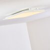 Antria Plafoniera LED Bianco, 1-Luce, Telecomando, Cambia colore