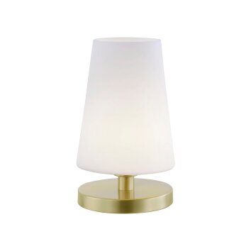 Paul Neuhaus SONJA Lampada da Tavolo LED Ottone, 1-Luce